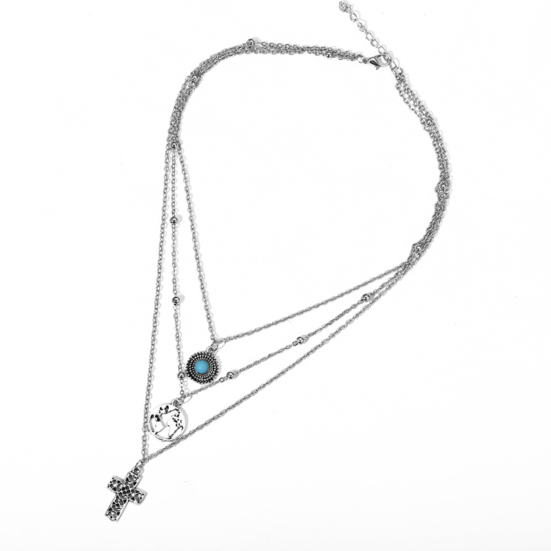 Alloy Cross Map Boho Multilayer Pendant Choker Necklace For Women Chain On The Neck Chains Kpop Jewelry 2020 Aesthetic XL10418
Alloy Cross Map Boho Multilayer Pendant Choker Necklace For Women Chain On The Neck Chains Kpop Jewelry 2020 Aesthetic XL10418