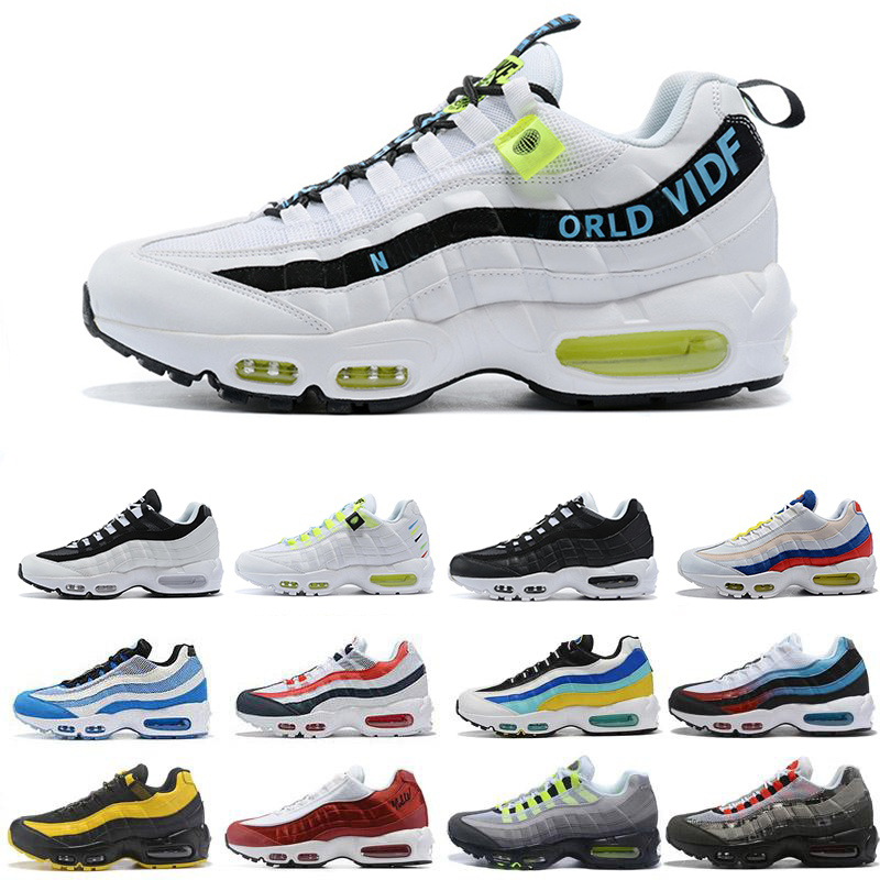 New 95s Running Shoes Triple Platform Shoes Black White Laser Fuchsia Orbit Bred Aqua Neon 95s Mens Trainers Sports Sneakers Size 40-46, 15
New 95s Running Shoes Triple Platform Shoes Black White Laser Fuchsia Orbit Bred Aqua Neon 95s Mens Trainers Sports Sneakers Size 40-46, 15