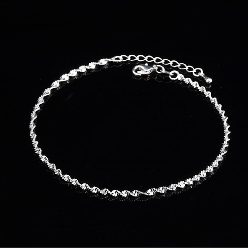 Fashion Twisted Weave Chain For Women Anklet Hot Sale 925 Sterling Silver Anklets Bracelet For Women Foot Jewelry Anklet On Foot
Fashion Twisted Weave Chain For Women Anklet Hot Sale 925 Sterling Silver Anklets Bracelet For Women Foot Jewelry Anklet On Foot
