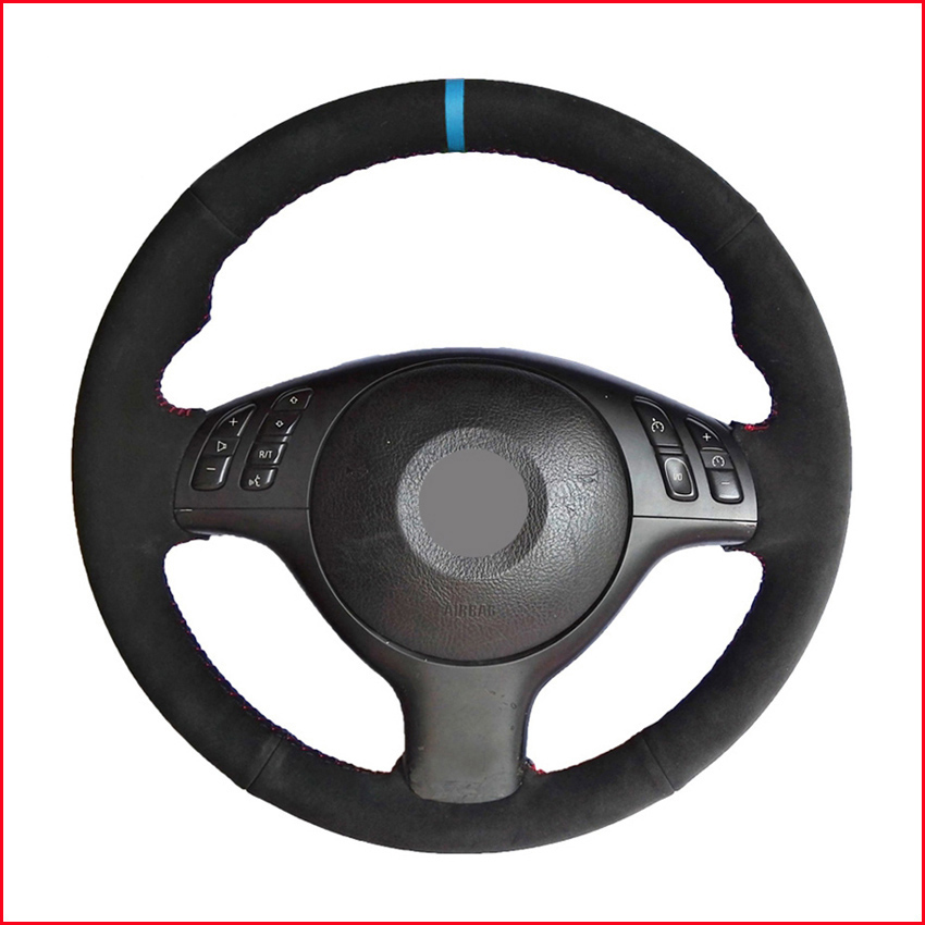 Black Suede Light Blue Marker Steering Wheel Cover for BMW M Sport 3 Series E46 330i 330Ci 5 Series E39 540i 525i 530i M3 M5
Black Suede Light Blue Marker Steering Wheel Cover for BMW M Sport 3 Series E46 330i 330Ci 5 Series E39 540i 525i 530i M3 M5