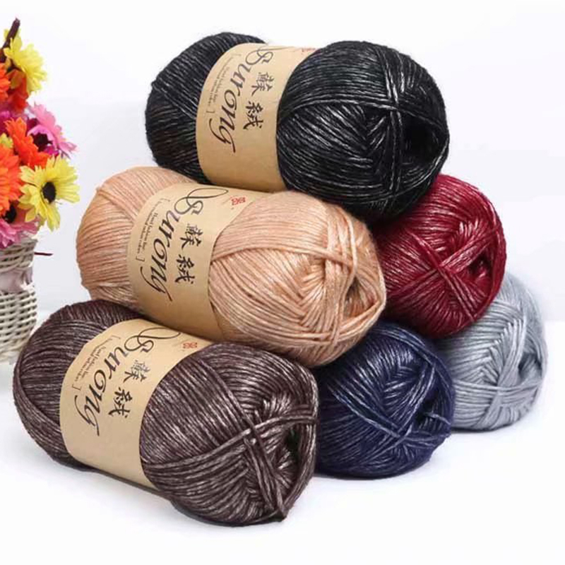 4pcs Yarn For Knitting Carpet Hot Sale Crochet Yarn lanas para tejer 100g/pc ovillos de lana 200924