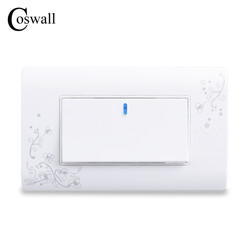 COSWALL Simple Style 1 Gang 2 Way On / Off Wall Switch Interruptor White Color Light Switch 114*70mm AC 110~250V C30-118-101
COSWALL Simple Style 1 Gang 2 Way On / Off Wall Switch Interruptor White Color Light Switch 114*70mm AC 110~250V C30-118-101