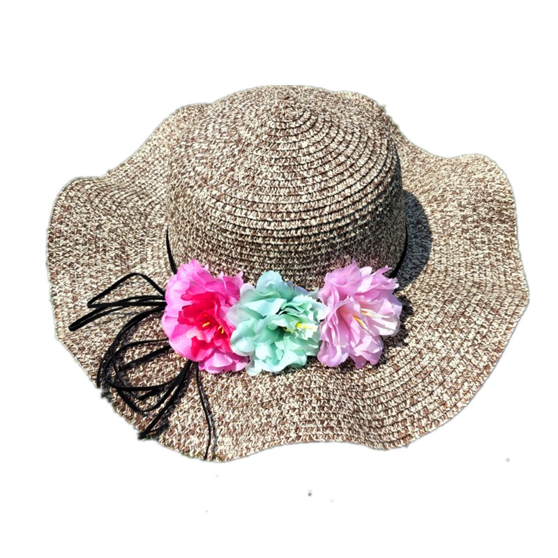2020 Girls Summer New Hats New Straw Sun Hat With flowers Kids Summer Hat Brim Sunbonnet Straw Hats, Blue
2020 Girls Summer New Hats New Straw Sun Hat With flowers Kids Summer Hat Brim Sunbonnet Straw Hats, Blue