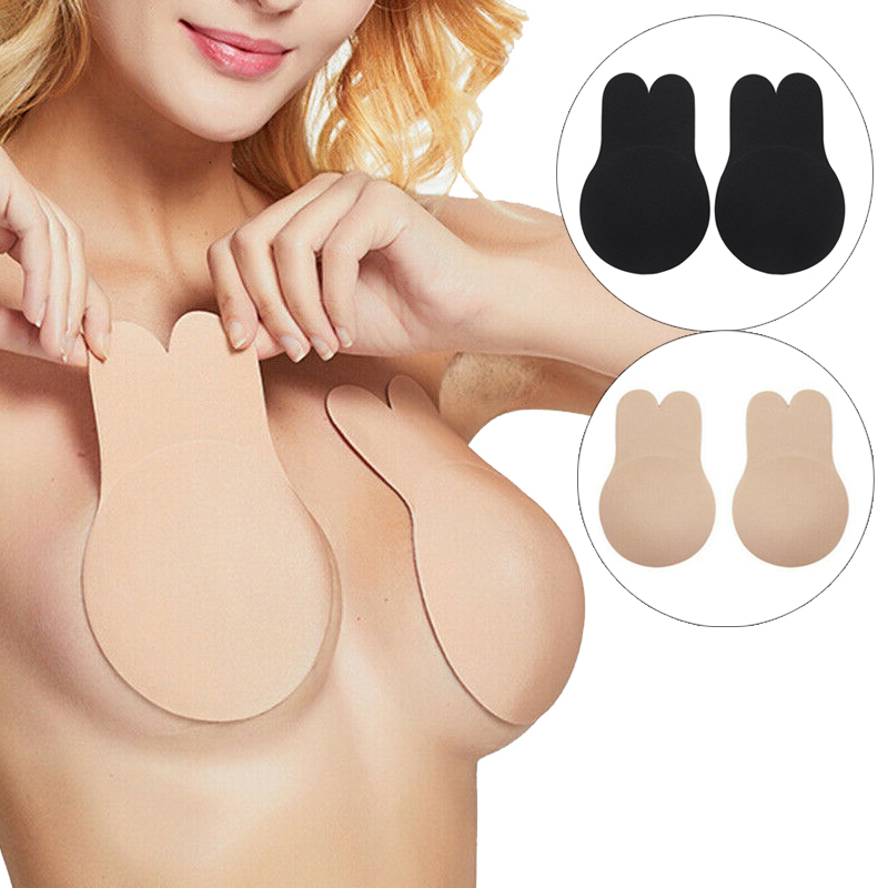 2pcs/1 Pair Rabbit Ear Reusable Silicone Bust Nipple Cover Pasties Stickers Breast Adhesive Invisible Bra Lift Tape, Black;white
2pcs/1 Pair Rabbit Ear Reusable Silicone Bust Nipple Cover Pasties Stickers Breast Adhesive Invisible Bra Lift Tape, Black;white