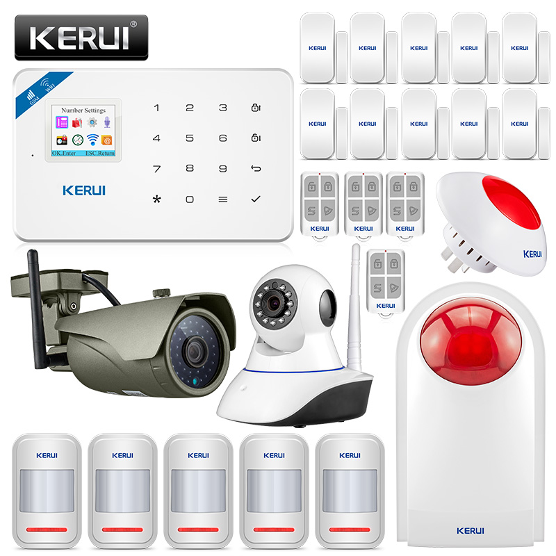 W18 GSM 2.4G WIFI Wireless Burglar Security Alarm System For Home Garden Villa Alarm Kit WIFI Outdoor Indoor IP Camera
W18 GSM 2.4G WIFI Wireless Burglar Security Alarm System For Home Garden Villa Alarm Kit WIFI Outdoor Indoor IP Camera