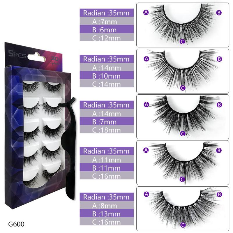 5 Pairs 5d Faux 3d Mink Lashes Bulk Strips Natural Individual Mink Eyelashes Wispy Lashes with Custom Box Short Fluffy Long
5 Pairs 5d Faux 3d Mink Lashes Bulk Strips Natural Individual Mink Eyelashes Wispy Lashes with Custom Box Short Fluffy Long