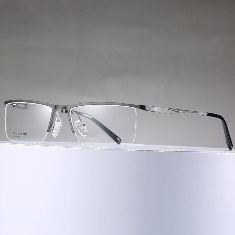 Anti Blue Ray Men Business Style Aluminum Magnesium Glasses Frame Half Rim Eyeglasses Shortsighted Spectacles New Arrival
Anti Blue Ray Men Business Style Aluminum Magnesium Glasses Frame Half Rim Eyeglasses Shortsighted Spectacles New Arrival