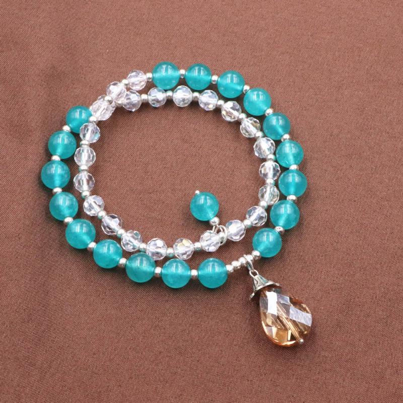 Elegant Long Wrap Bracelet Jewelry 2 Rows Tourmaline Olive Galaxy Solar Ametysts Stone Wristband Bangle for Women Jewelry B381
Elegant Long Wrap Bracelet Jewelry 2 Rows Tourmaline Olive Galaxy Solar Ametysts Stone Wristband Bangle for Women Jewelry B381