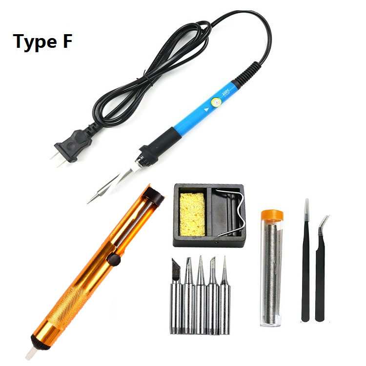 60W Adjustable Temperature Electric Soldering Iron Set Welding Solder Station Heat Pencil Repair Tool Kit Soldering Cleaning
60W Adjustable Temperature Electric Soldering Iron Set Welding Solder Station Heat Pencil Repair Tool Kit Soldering Cleaning