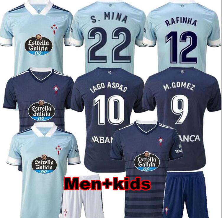 MEN + KIDS 2020 2021 Celta de Vigo Soccer Jerseys IAGO ASPAS SANTI MINA BOUFAL Football Shirts 20 21 celta Uniform SISTO RAFINHA HUGO MALLO, Black
MEN + KIDS 2020 2021 Celta de Vigo Soccer Jerseys IAGO ASPAS SANTI MINA BOUFAL Football Shirts 20 21 celta Uniform SISTO RAFINHA HUGO MALLO, Black