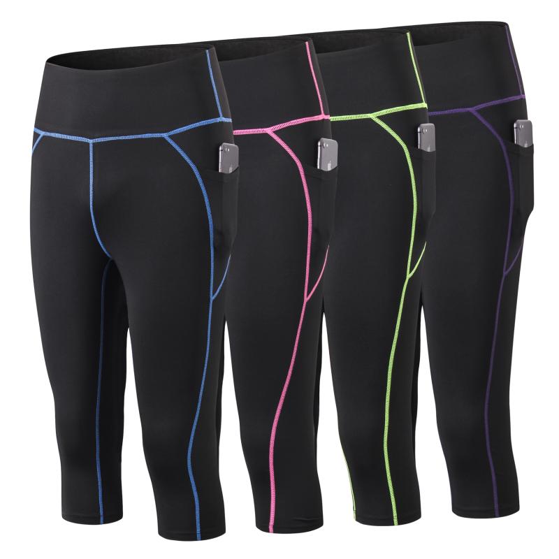 EC.MS Yoga Leggings with Pocket for Lady Running Stretchy Colorful Sew Fashion Girls' Workout Tights Calf Length Sport Pants, Blue
EC.MS Yoga Leggings with Pocket for Lady Running Stretchy Colorful Sew Fashion Girls' Workout Tights Calf Length Sport Pants, Blue