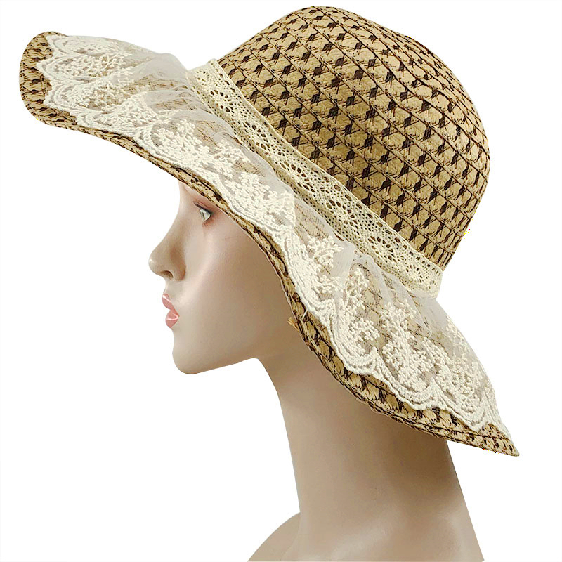Wide Brim Hats Parent-child Weave Sun For Women Lace Ribbon Up Large Girl Straw Hat Outdoor Beach Summer Cap Chapeu Feminino, Khaki
Wide Brim Hats Parent-child Weave Sun For Women Lace Ribbon Up Large Girl Straw Hat Outdoor Beach Summer Cap Chapeu Feminino, Khaki