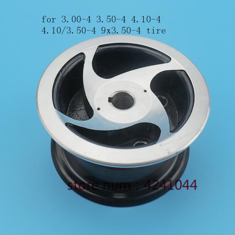 4 inch aluminum alloy wheel rim Keyway hub 17mm or 19mm Inner hole for 3.00-4 3.50-4 4.10-4 4.10/3.50-4 9x3.50-4 tire tyre
4 inch aluminum alloy wheel rim Keyway hub 17mm or 19mm Inner hole for 3.00-4 3.50-4 4.10-4 4.10/3.50-4 9x3.50-4 tire tyre