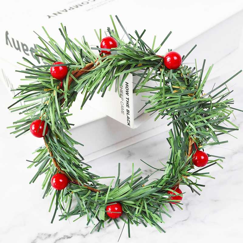 Artificial Christmas Berry Wreath Wedding Decoration Christmas Tree Door Home Hanging Artificial Flower Garland Xmas Ornament 1P, B01
Artificial Christmas Berry Wreath Wedding Decoration Christmas Tree Door Home Hanging Artificial Flower Garland Xmas Ornament 1P, B01