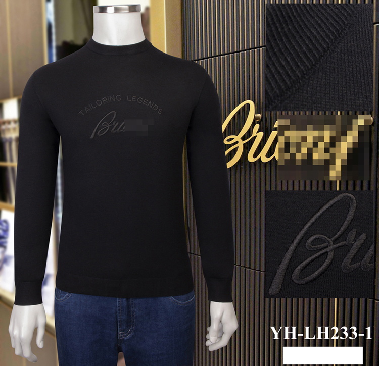 Bri*ni sweater cardigan jacket men's 2020 autumn and winter new fashion casual comfortable embroidery quality wool sweater, Black
Bri*ni sweater cardigan jacket men's 2020 autumn and winter new fashion casual comfortable embroidery quality wool sweater, Black