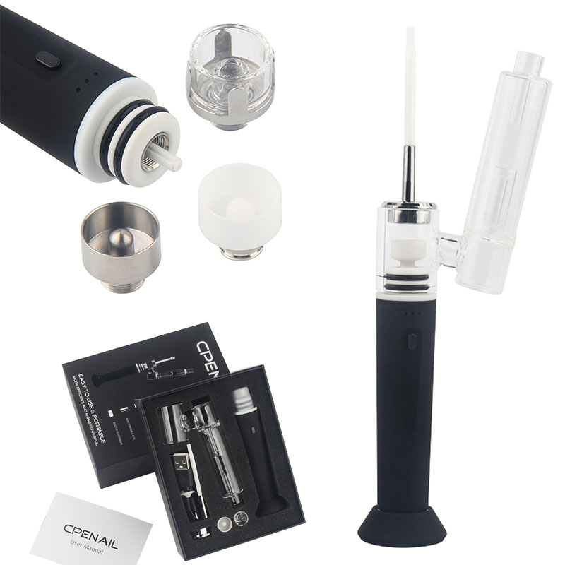 Enail Glass Bongs Dab Oil Rig Starter Kit Wax Vaporizer Portable H enail 1100mAh Vape Pen Cpenail Temperature Controller For Wax Concentrate, Black
Enail Glass Bongs Dab Oil Rig Starter Kit Wax Vaporizer Portable H enail 1100mAh Vape Pen Cpenail Temperature Controller For Wax Concentrate, Black