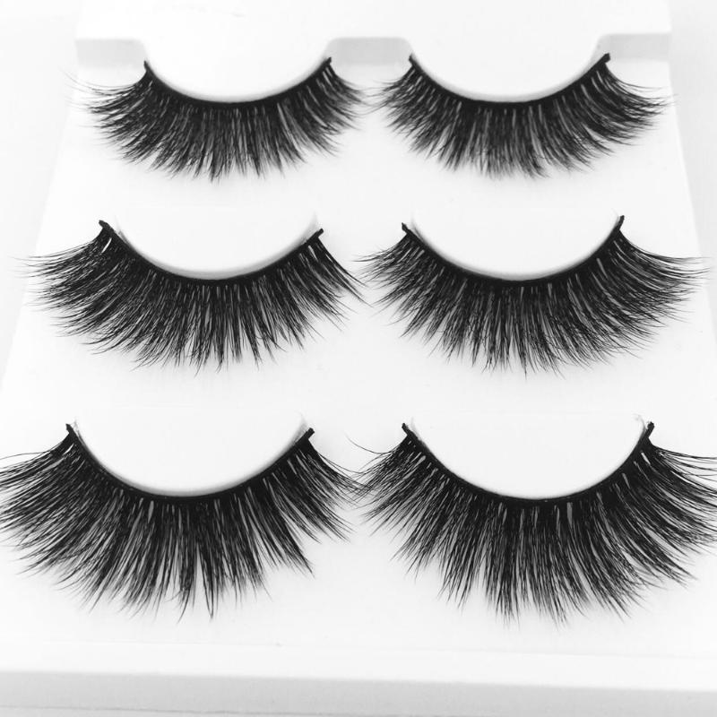 3 Pairs 3D Mink Hair Natural Cross False Eyelashes Long Messy Makeup Fake Eye Lashes Extension Make Up Beauty Tools maquiagem
3 Pairs 3D Mink Hair Natural Cross False Eyelashes Long Messy Makeup Fake Eye Lashes Extension Make Up Beauty Tools maquiagem