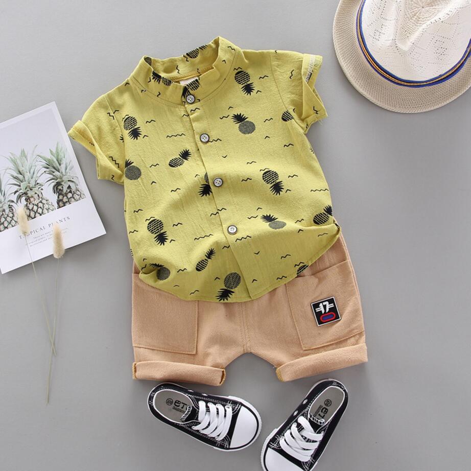 Summer Children's clothes Printed shirt + shorts 2 pcs clothing sets for kids baby boys casual cotton suit, Pink
Summer Children's clothes Printed shirt + shorts 2 pcs clothing sets for kids baby boys casual cotton suit, Pink