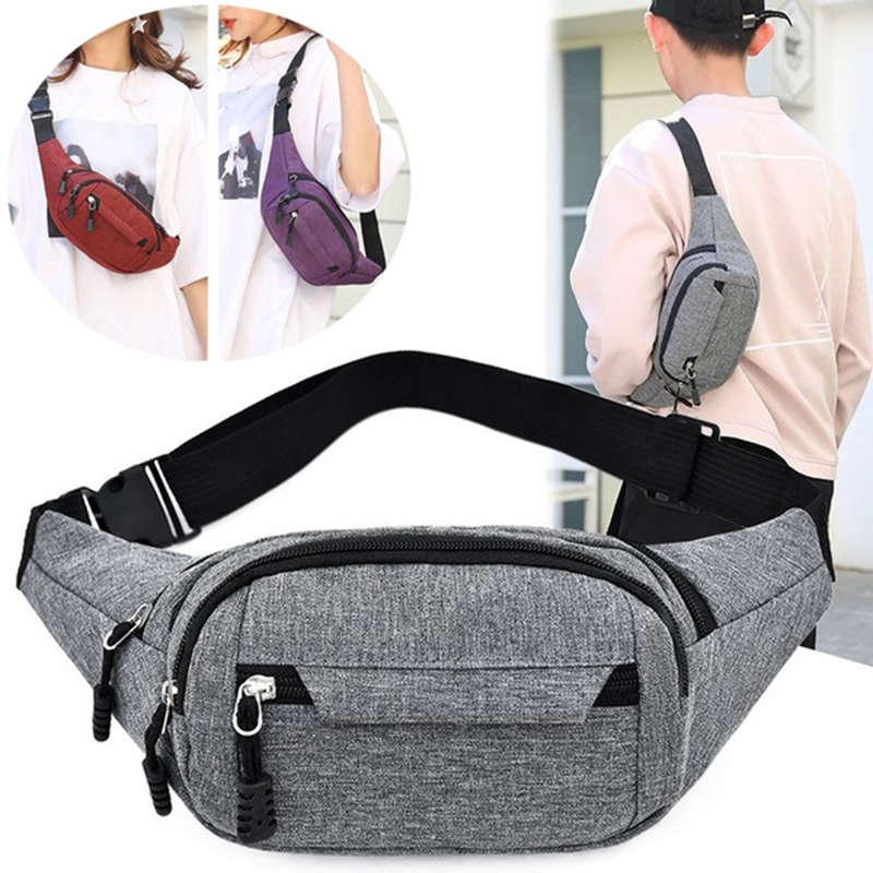 Waterproof Fabric Waist Bag For Men And Women Sports Travel Outdoor Solid Color Chest Bag Zipper Waist Pack Unisex Fanny Pack, Sky blue
Waterproof Fabric Waist Bag For Men And Women Sports Travel Outdoor Solid Color Chest Bag Zipper Waist Pack Unisex Fanny Pack, Sky blue