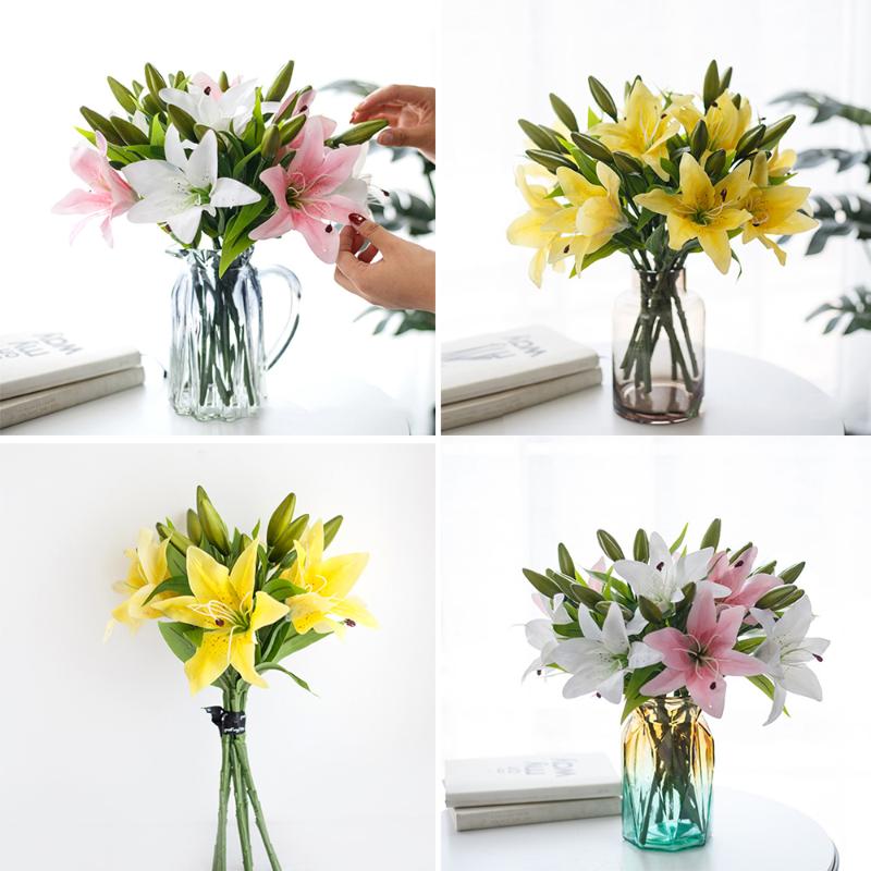 Artificial Flower For Wedding Decoration Flowers Home Room Decor DIY Silk Artificial Bouquet Fake Flower
Artificial Flower For Wedding Decoration Flowers Home Room Decor DIY Silk Artificial Bouquet Fake Flower