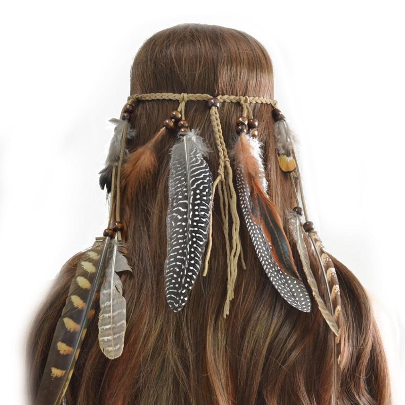 Vintage Feather Hair Band Bohemian Elastic Gypsy Festival Leather Rope Headband Jewelry Women's Fashion Hair Accessories
Vintage Feather Hair Band Bohemian Elastic Gypsy Festival Leather Rope Headband Jewelry Women's Fashion Hair Accessories