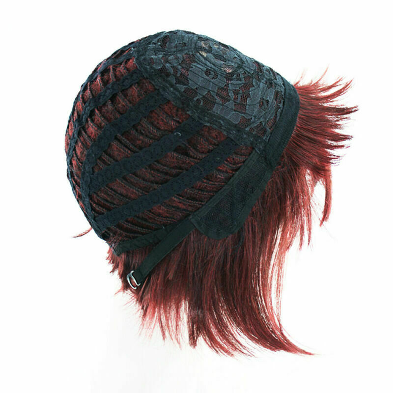 Ladies Fancy Dress Wig Pixie Bob Style Full Short Synthetic Hair Party Cosplay