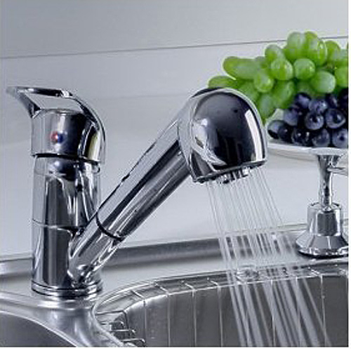 HTHL-Single Handle Low Arc Pull Out Kitchen Sink Faucet with Two Spray Model, Chrome
HTHL-Single Handle Low Arc Pull Out Kitchen Sink Faucet with Two Spray Model, Chrome