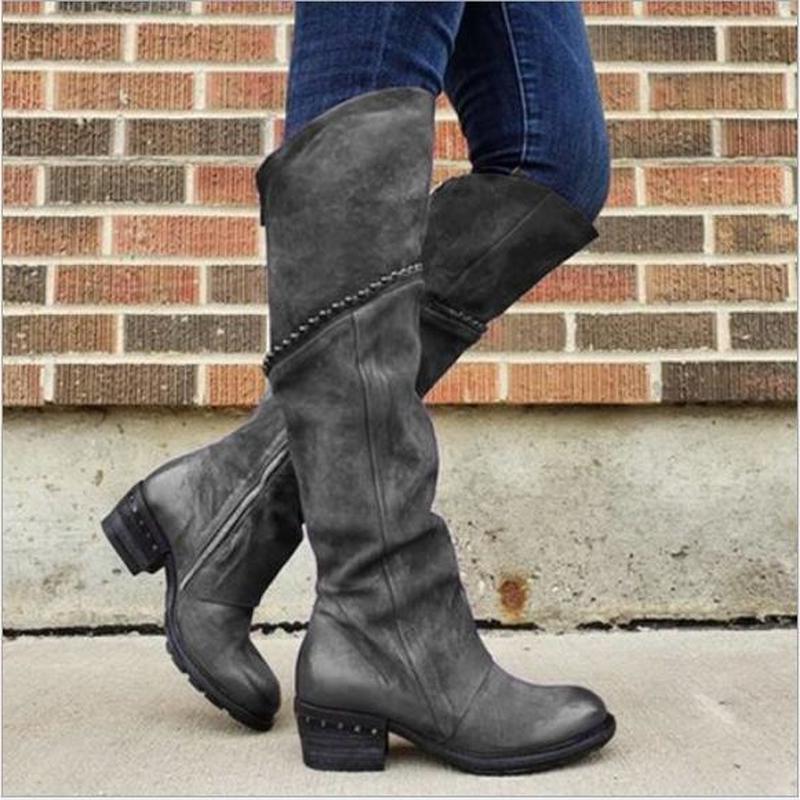 Over Women Knee High Boots Chaussure Booties Mid Heels Gladiator Vintage PU Leather Matin Shoes Woman Zapatos Mujer Sapato, Red
Over Women Knee High Boots Chaussure Booties Mid Heels Gladiator Vintage PU Leather Matin Shoes Woman Zapatos Mujer Sapato, Red