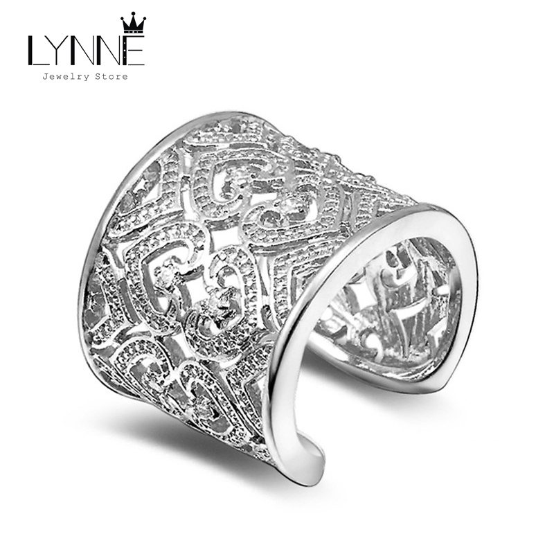 Fashion Punk Silver Plated Zircon Oversize Ring Woman Resizable Ethnic Style Rhinestone Thumb Rings Unisexual Jewelry Wholesale
Fashion Punk Silver Plated Zircon Oversize Ring Woman Resizable Ethnic Style Rhinestone Thumb Rings Unisexual Jewelry Wholesale