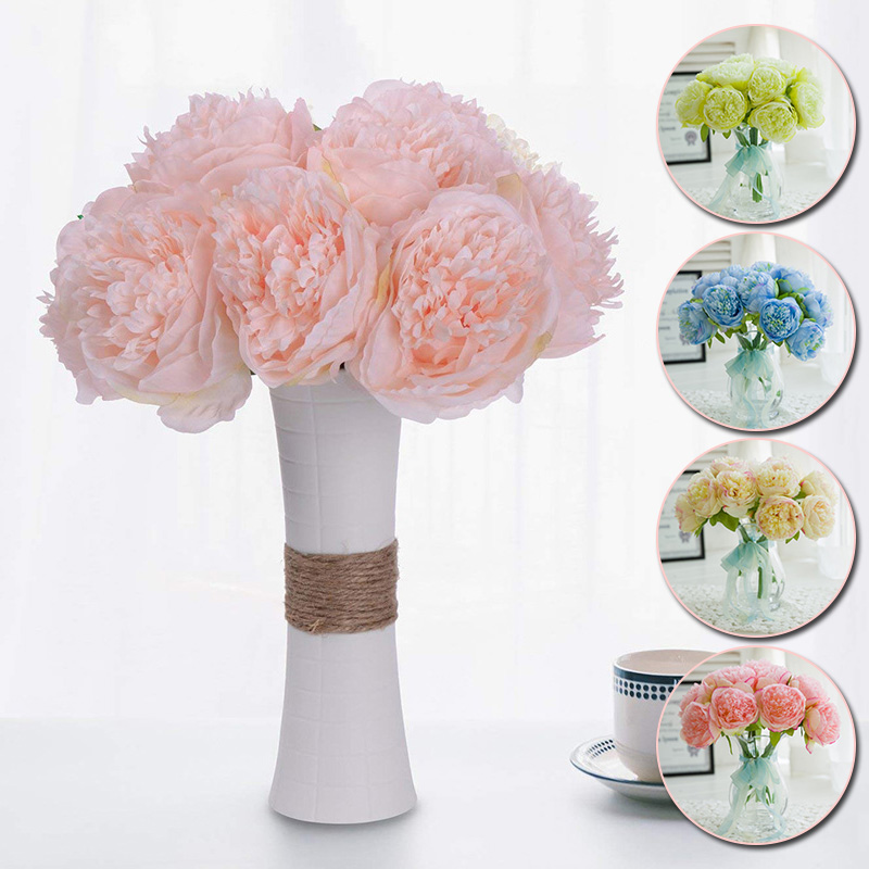 5 Heads Big Peonies Artificial Flowers Silk Peonies Bouquet Fake Flowers Home Decoration Accessories Wedding Party Scrapbook
5 Heads Big Peonies Artificial Flowers Silk Peonies Bouquet Fake Flowers Home Decoration Accessories Wedding Party Scrapbook