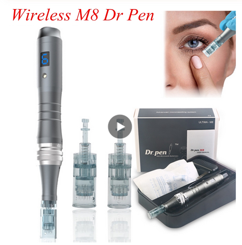 2021 Professional Dr Pen M8-W Rechargable Wireless Microneedling Needle Derma Stamp Skin Care MTS Anti Acne Scar with Cartridge
2021 Professional Dr Pen M8-W Rechargable Wireless Microneedling Needle Derma Stamp Skin Care MTS Anti Acne Scar with Cartridge