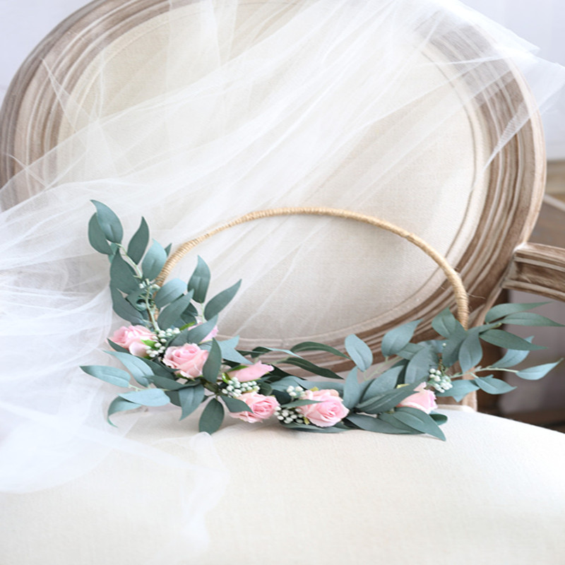 A Norse bride holds a flower basket in her hand and decorates wreath at her home door Free Shipping, Green
A Norse bride holds a flower basket in her hand and decorates wreath at her home door Free Shipping, Green