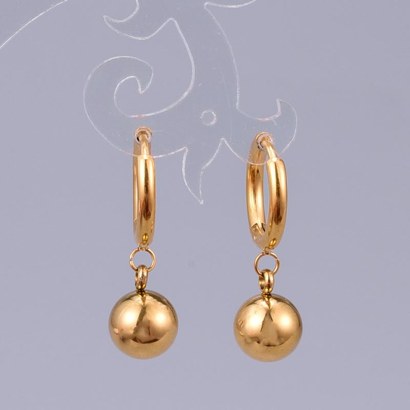 Hongcheng Jewellery Classic Round Bead Earring Ear Buckle Titanium Steel Rose Gold Jewelry Hoop Earrings for Women HCE73
Hongcheng Jewellery Classic Round Bead Earring Ear Buckle Titanium Steel Rose Gold Jewelry Hoop Earrings for Women HCE73
