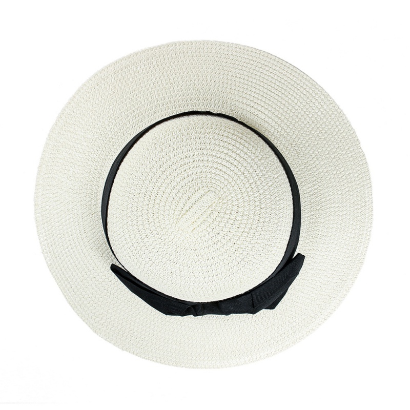 Women Sun Hats Summer New Fisherman Style Hat Fashion White Straw Woven Big Hat With Bow
Women Sun Hats Summer New Fisherman Style Hat Fashion White Straw Woven Big Hat With Bow