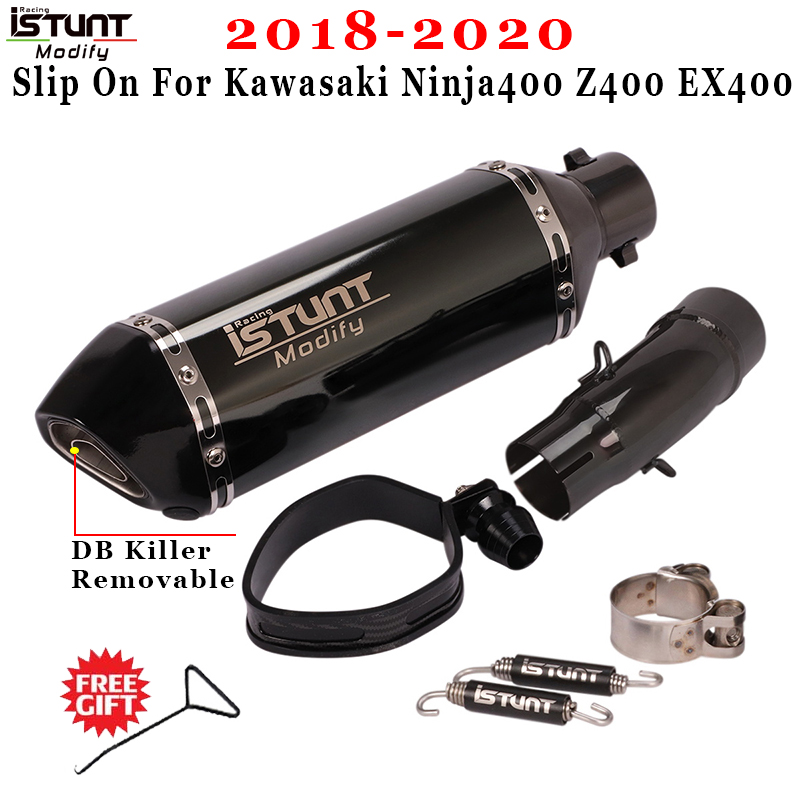 Slip on Motorcycle Exhaust Modified GP Escape Muffler Middle Link Pipe For Z400 EX400 Ninja400 2020 2020
Slip on Motorcycle Exhaust Modified GP Escape Muffler Middle Link Pipe For Z400 EX400 Ninja400 2020 2020