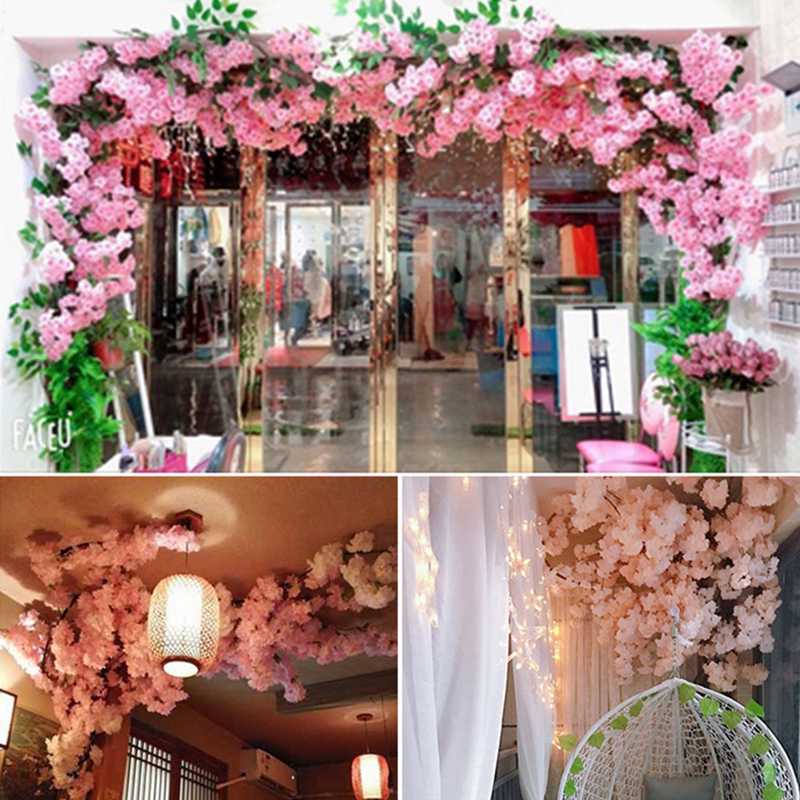 1pc Decorative Sakura Artificial Flower Cherry Blossoms Branch Wedding Flower Plant Wall Bonsai DIY Decoration, Pink
1pc Decorative Sakura Artificial Flower Cherry Blossoms Branch Wedding Flower Plant Wall Bonsai DIY Decoration, Pink