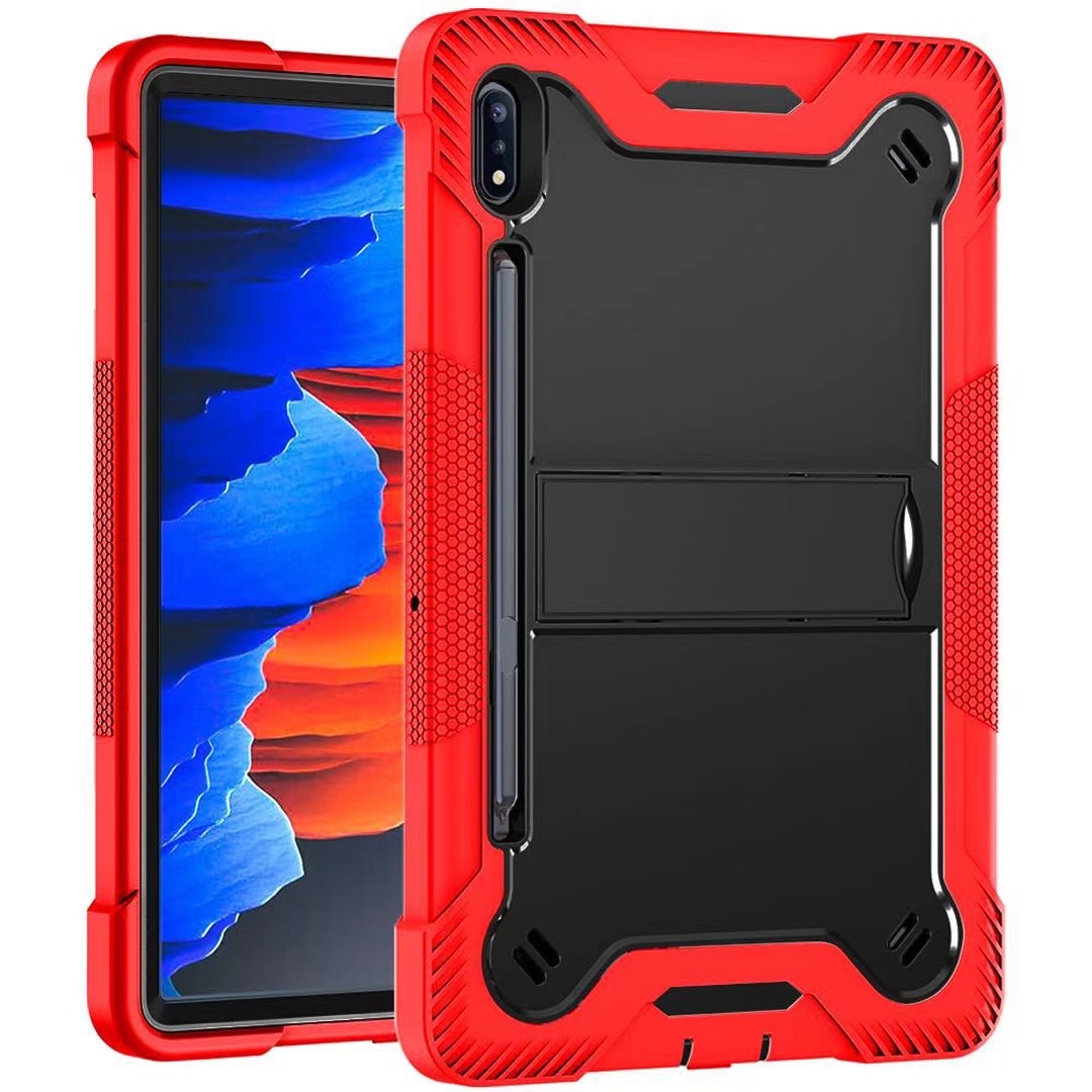 For Samsung Tab A 8.0(2019)T290/T295 TAB S7 Kickstand And Pencil Holder Design Shockproof Anti Fall Protective Tablet Cover Case, Black
For Samsung Tab A 8.0(2019)T290/T295 TAB S7 Kickstand And Pencil Holder Design Shockproof Anti Fall Protective Tablet Cover Case, Black
