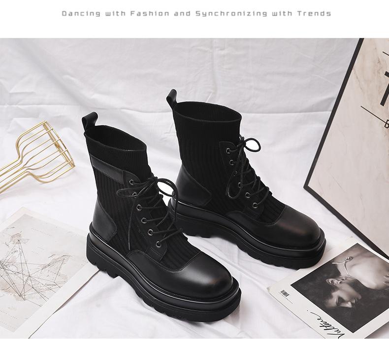 new trend autumn korean style selling martin boots low heel short boots genuine leather light texture versatile women shoes, Black
new trend autumn korean style selling martin boots low heel short boots genuine leather light texture versatile women shoes, Black