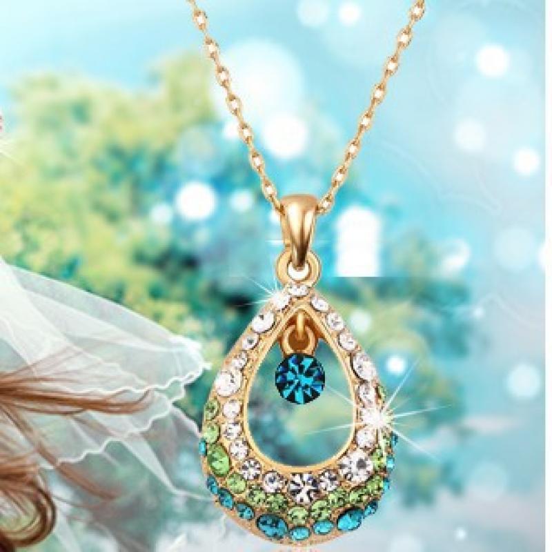 2020 Natural Color Crystal Gem Pendant Necklace Angel Teardrop Necklace Tears Drip Hollow Jewelry Gift For Women
2020 Natural Color Crystal Gem Pendant Necklace Angel Teardrop Necklace Tears Drip Hollow Jewelry Gift For Women