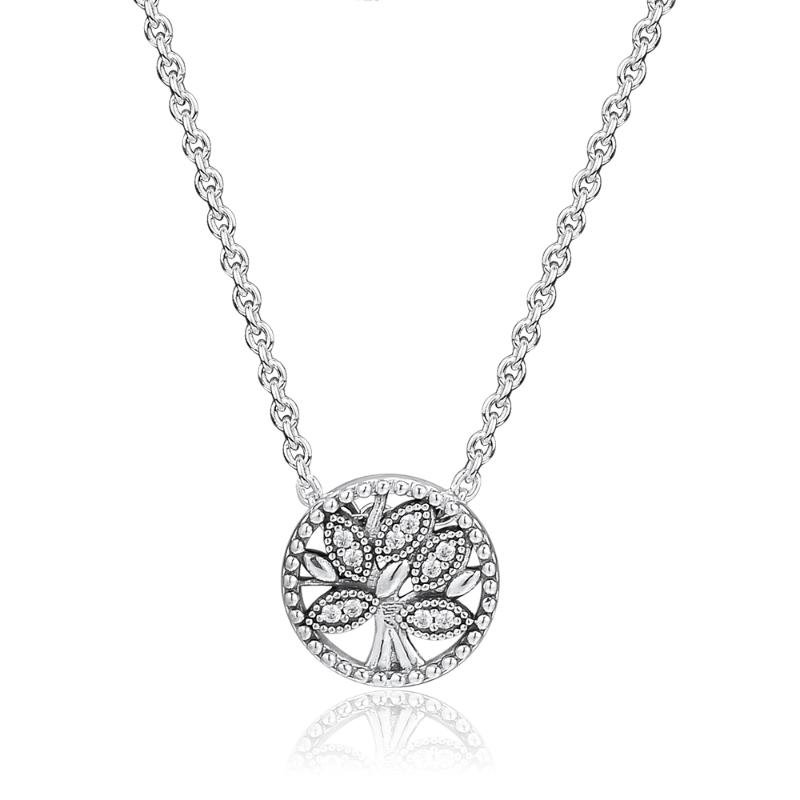 925 Sterling Silver Tree of Life Pendant Necklace For European Style Round Pendant Necklace for Family Member
925 Sterling Silver Tree of Life Pendant Necklace For European Style Round Pendant Necklace for Family Member