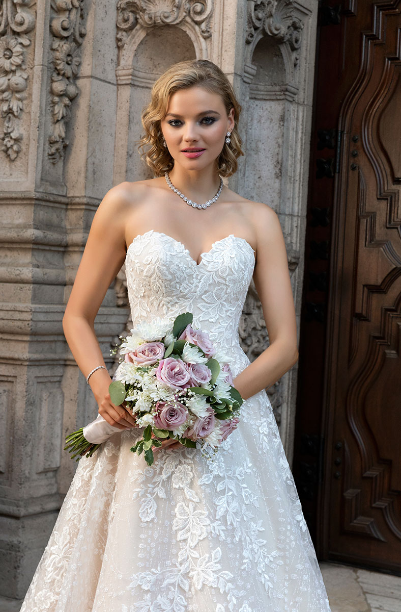 Kitty Chen Dresses Lace Appliqued Bridal Gowns Custom Made Sexy Sweetheart Modern A e Wedding Dress Vestidos De Novia