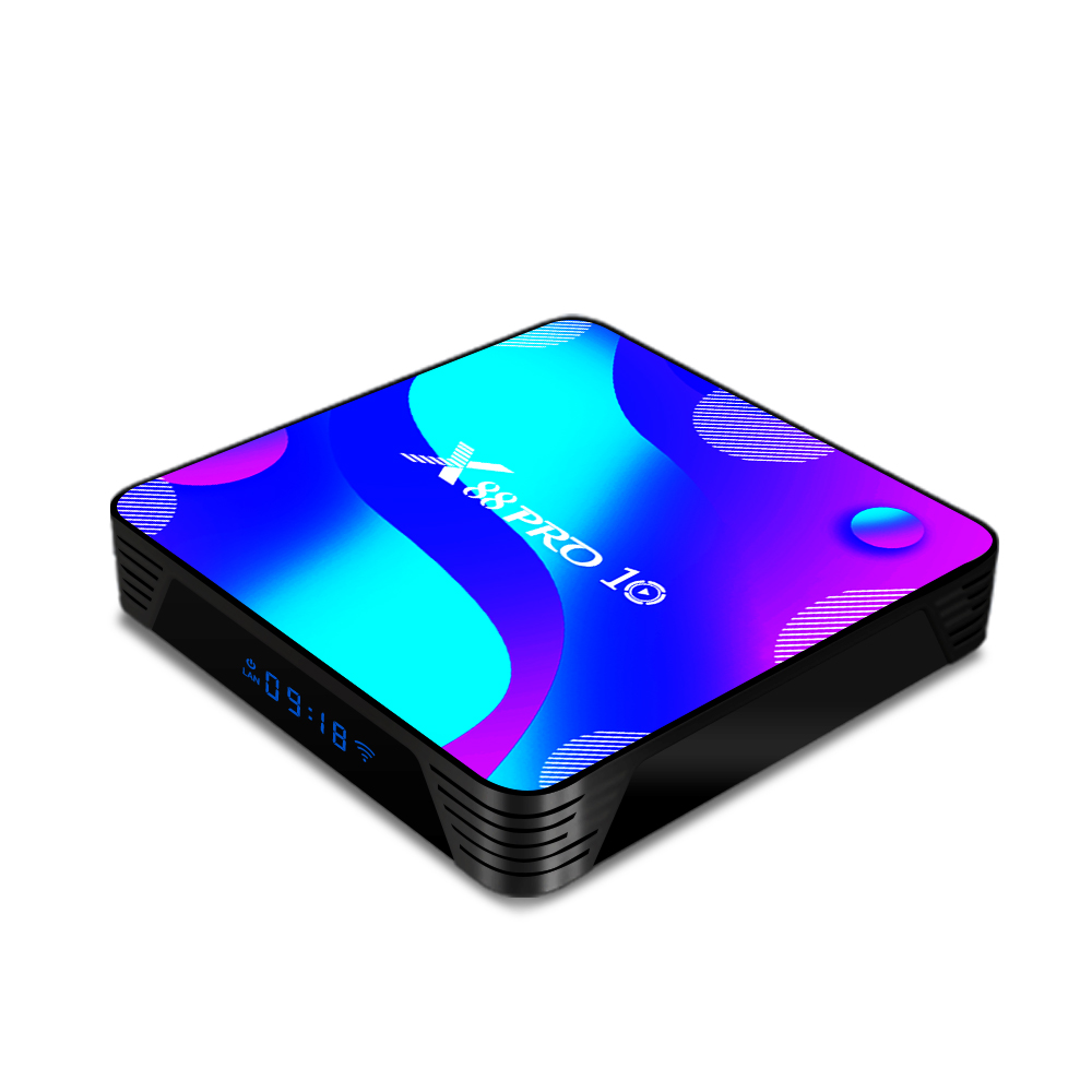 X88 PRO 10 Android 10.0 TV Box 4GB 32GB QuadCore RK3318 2.4G 5G WiFi 4K Bluetooth