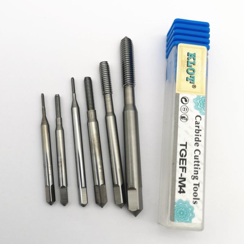 KLOT Solid Carbide Extrusion tap thread forming tap Fluteless NRT M1 M1.2 M1.4 M1.6 M1.7 M2 M2.5 M3 M4 M5 M6 M8 M10 M12
KLOT Solid Carbide Extrusion tap thread forming tap Fluteless NRT M1 M1.2 M1.4 M1.6 M1.7 M2 M2.5 M3 M4 M5 M6 M8 M10 M12