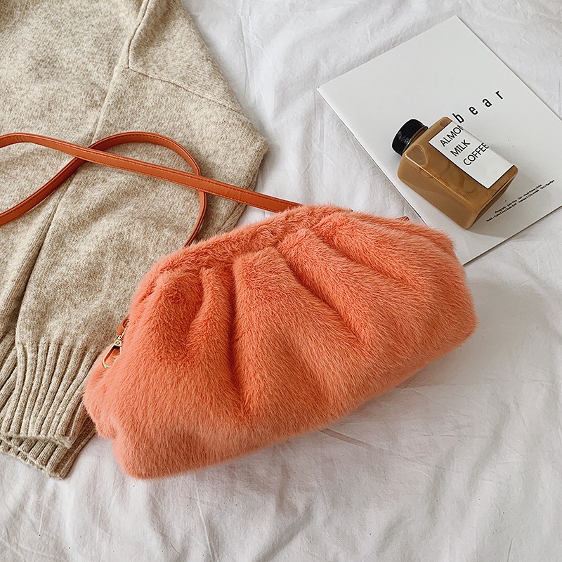 Women Fashion Fur Clutches Bags Female Envelope Bag Luxury Handbags Women Bags Designer Voluminous Rounded Shape Purses Clutches, Black
Women Fashion Fur Clutches Bags Female Envelope Bag Luxury Handbags Women Bags Designer Voluminous Rounded Shape Purses Clutches, Black