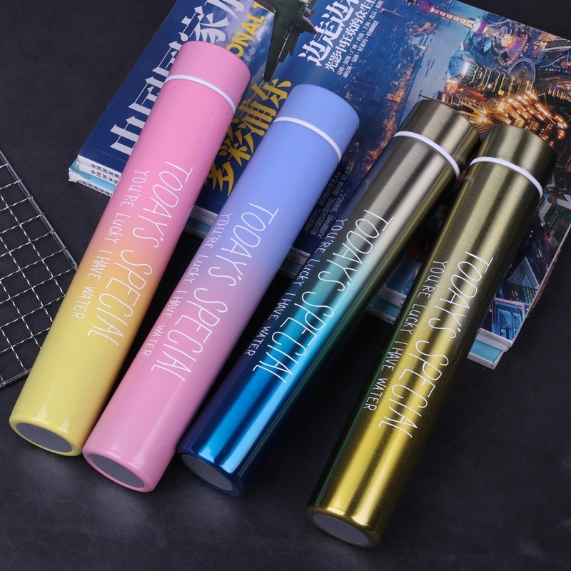 Portable&Leak Proof Slim Stainless Steel Vacumn Sports Water Bottle Flask for Healthy Drinking, with Black Paper Box Great Gift
Portable&Leak Proof Slim Stainless Steel Vacumn Sports Water Bottle Flask for Healthy Drinking, with Black Paper Box Great Gift