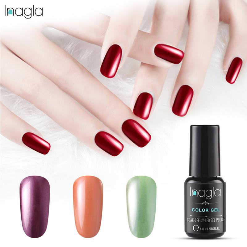 Inagla Nail Art 8ML Metallic Color Nail Gel Polish Soak Off UV LED Polish Lacquer Gel Varnish Metallic Top Base Coat
Inagla Nail Art 8ML Metallic Color Nail Gel Polish Soak Off UV LED Polish Lacquer Gel Varnish Metallic Top Base Coat