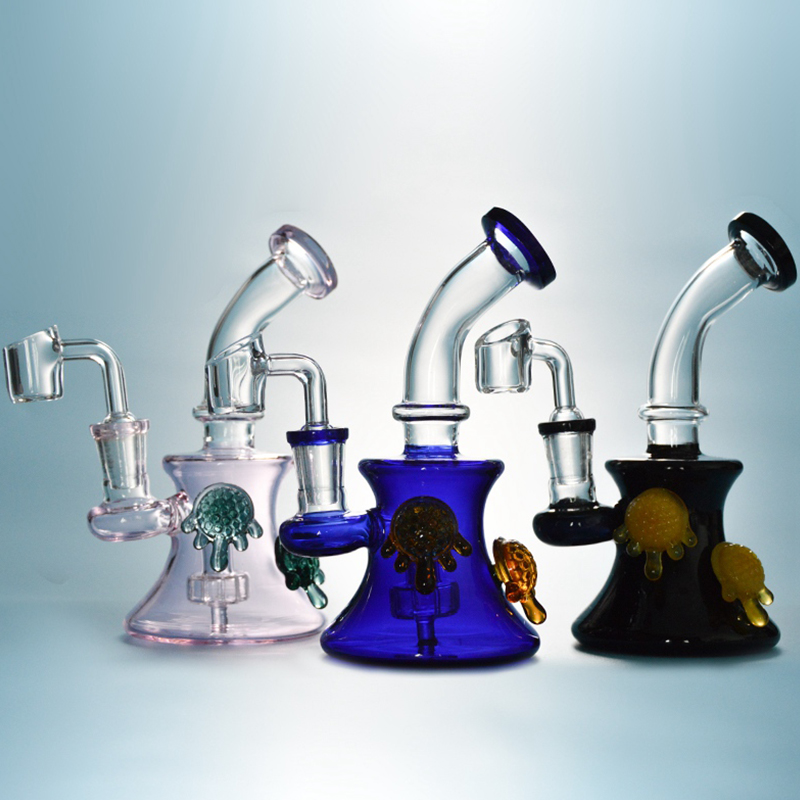 Mini Tortoise Design Glass Beaker Bongs Showerhead Perc Heady Glass Small Water Pipes Oil Dab Rigs With 4mm Banger HD12
Mini Tortoise Design Glass Beaker Bongs Showerhead Perc Heady Glass Small Water Pipes Oil Dab Rigs With 4mm Banger HD12