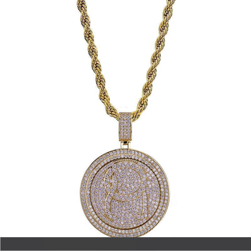 Unique Fashion Cubic Zircon Hip Hop Jewelry Pendant Necklace Stainless Steel Chain Iced Out Chain QC Spinner Pendant Men Gift
Unique Fashion Cubic Zircon Hip Hop Jewelry Pendant Necklace Stainless Steel Chain Iced Out Chain QC Spinner Pendant Men Gift