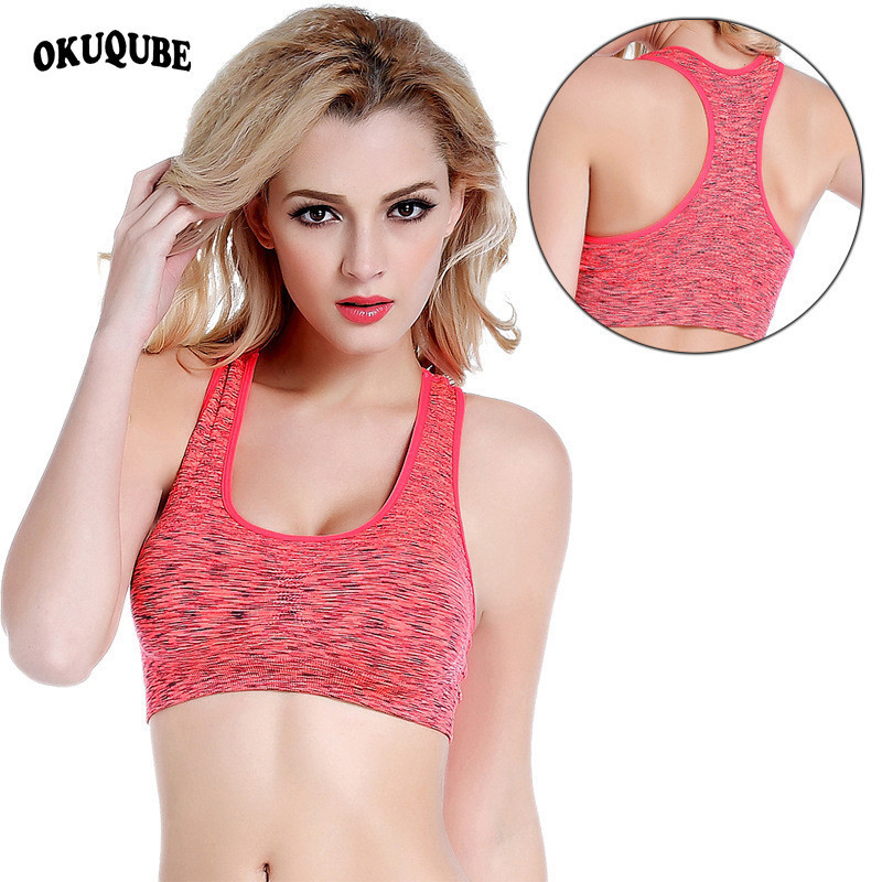 Women Padded Sports Bra Shockproof Fitness Top Breathable Gym Bra Sexy Yoga Fitness Female Gray Pink Purple Sport Top, Sports bra--gre
Women Padded Sports Bra Shockproof Fitness Top Breathable Gym Bra Sexy Yoga Fitness Female Gray Pink Purple Sport Top, Sports bra--gre
