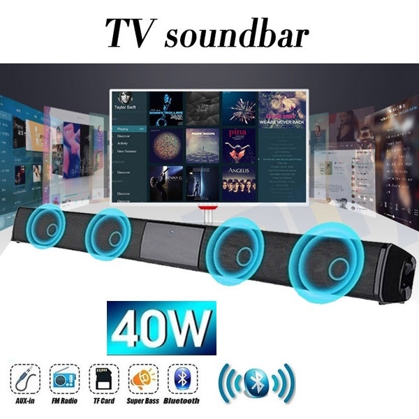 2021 Hot New Wireless Bluetooth Soundbar Stereo Speaker Home Theater TV Sound Bar Subwoofe
2021 Hot New Wireless Bluetooth Soundbar Stereo Speaker Home Theater TV Sound Bar Subwoofe